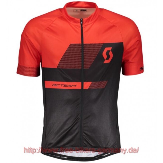 2018 Scott RC TEAM 10 fiery rot Fahrradbekleidung Radtrikot Satz Kurzarm