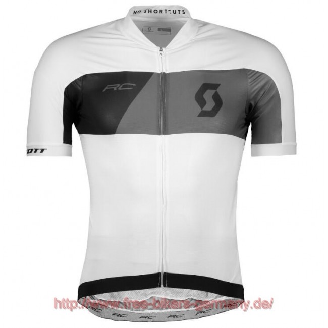 2018 Scott RC PREMIUM Weiß Fahrradbekleidung Radtrikot Satz Kurzarm