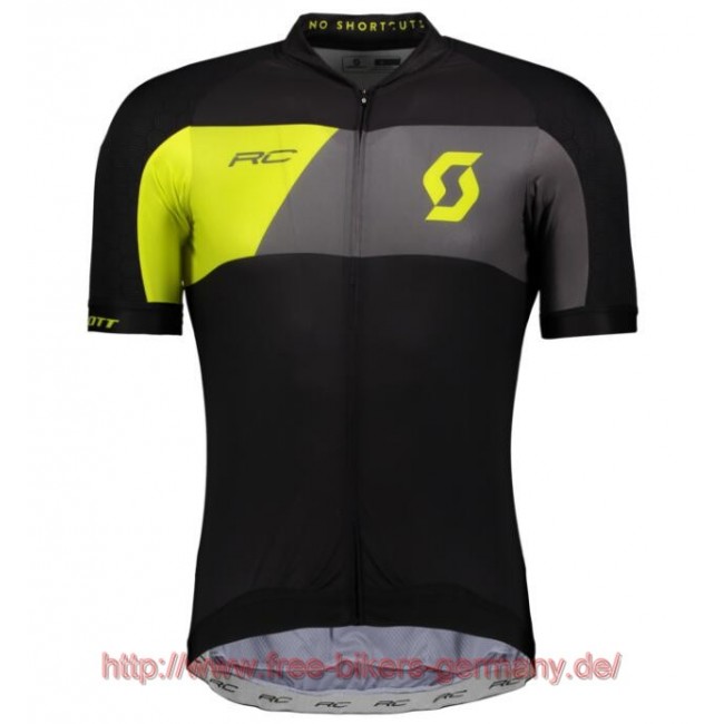 2018 Scott RC PREMIUM PRO TEC sulphur gelb Fahrradbekleidung Radtrikot Satz Kurzarm