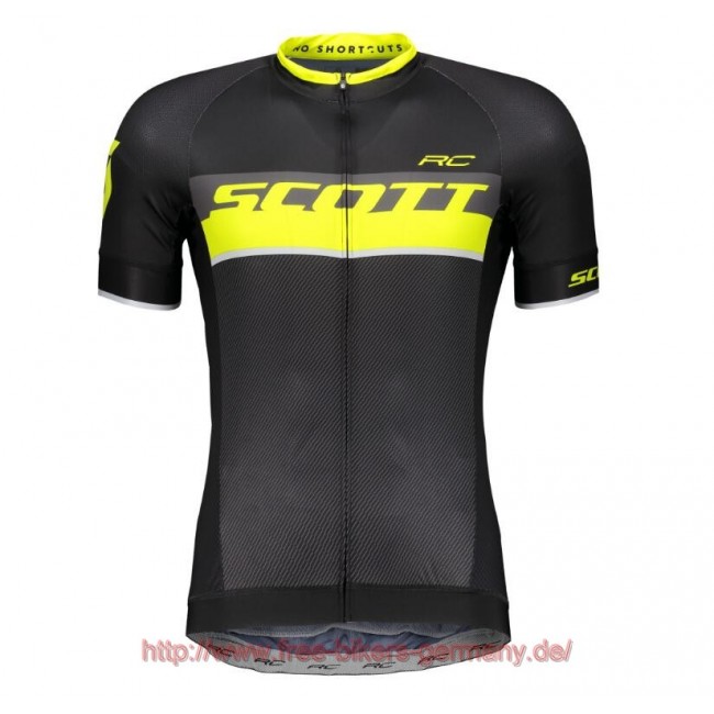 2018 Scott RC PRO sulphur gelb Fahrradbekleidung Radtrikot Satz Kurzarm