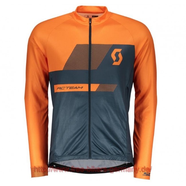 2018 Scott RC TEAM 10 mandarin orange Fahrradtrikot Langarm