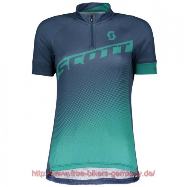 2018 Scott ENDURANCE 40 ensign blau Damen Fahrradbekleidung Radtrikot Satz Kurzarm