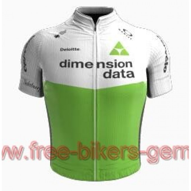 Dimension Data 2018 Fahrradbekleidung Radtrikot Satz Kurzarm