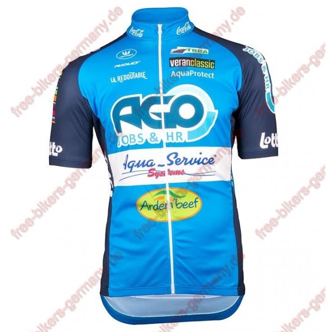 Radsport AGO-AQUA SERVICE 2018 Trikot Kurzarm