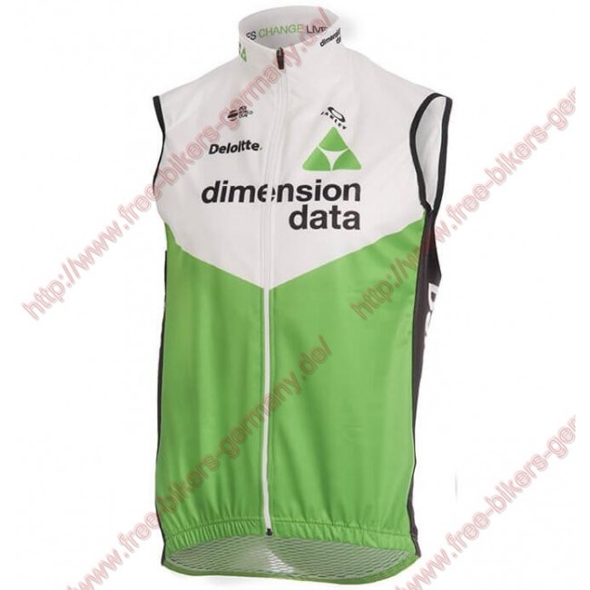 Radsport TEAM DIMENSION DATA 2018 Windstopper ärmelloses Trikot Kurz