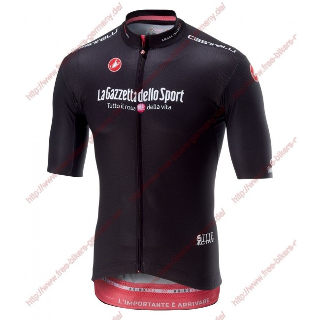 Radsport Giro d'Italia 2018 schwarz Trikot Kurzarm