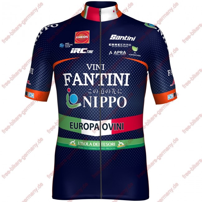 Radsport Nippo-Vini Fantini-Europa Ovini 2018 Trikot Kurzarm