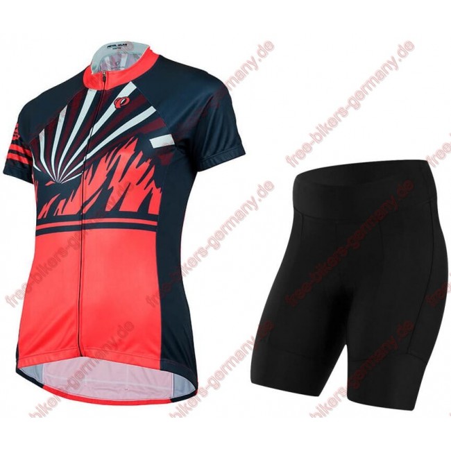 Radsport Pearl Izumi Select Escape LTD rot Damen Fahrradbekleidung Trikot Kurzarm+Radhose