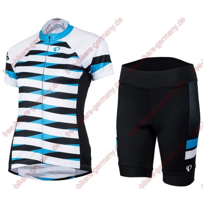 Radsport Pearl Izumi Select Escape LTD Blau Damen Fahrradbekleidung Trikot Kurzarm+Radhose