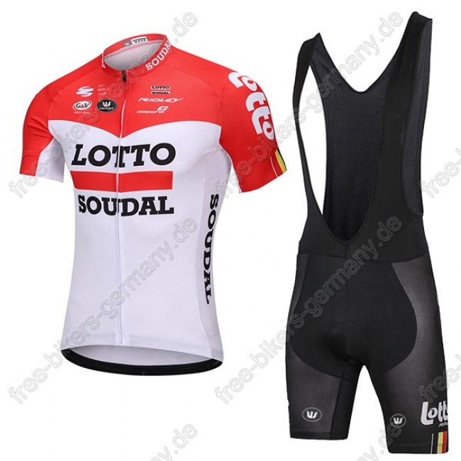 Lotto Soudal Radbekleidung Satz Trikot Kurzarm+Trägerhosen Set 2018