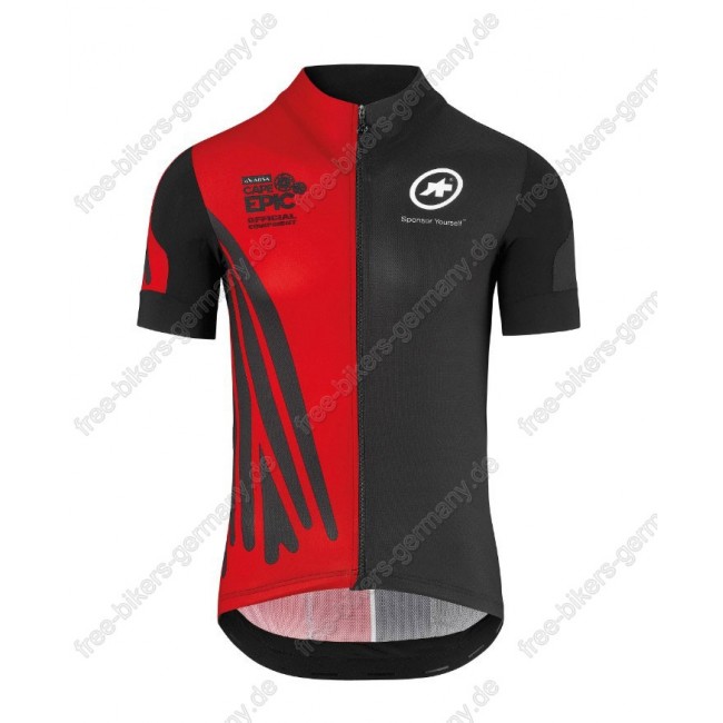 Assos SS.Capeepicx Trikot Kurzarm schwarz rot 2018