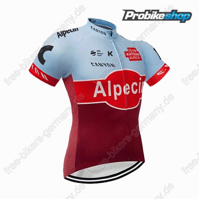 Katusha Alpecin rot Trikot Kurzarm 2018