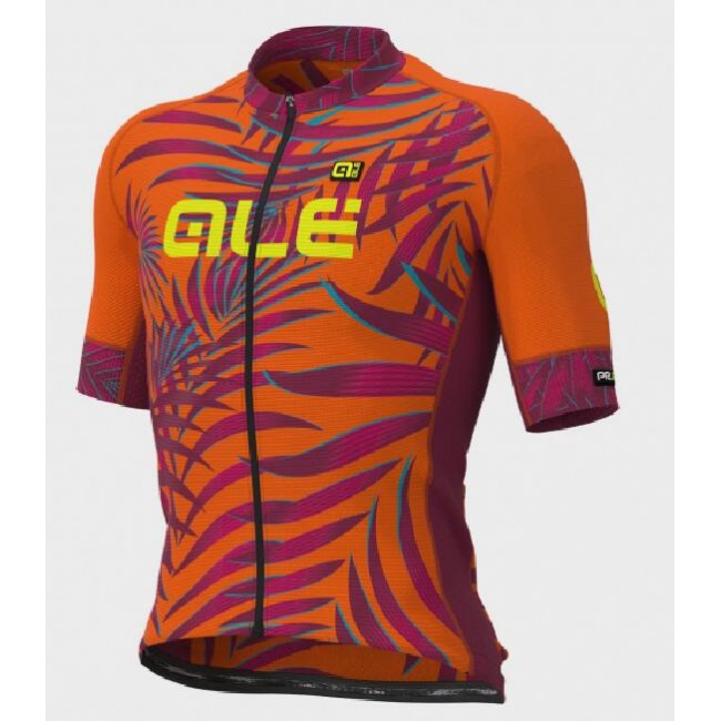 Fahrradbekleidung Radsport 2020 Ale Graphics Prr Sunset Trikot Kurzarm Outlet orange-fluo L11843219-02