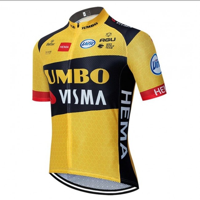 Fahrradbekleidung Radsport 2020 TEAM JUMBO-VISMA Trikot Kurzarm Outlet