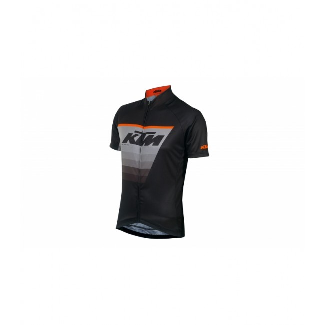 Fahrradbekleidung Radsport 2020 KTM FACTORY LINE schwarz/grau/orange Trikot Kurzarm Outlet