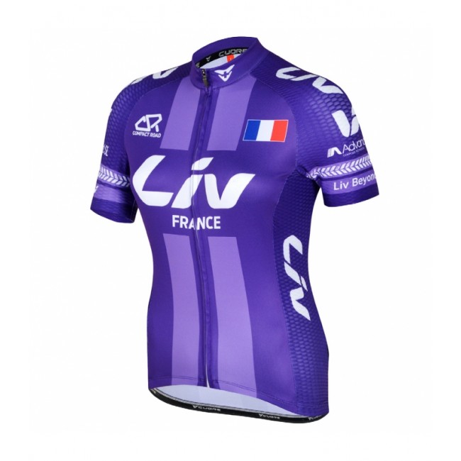 Fahrradbekleidung Radsport 2020 LIV TEAM France Trikot Kurzarm Outlet