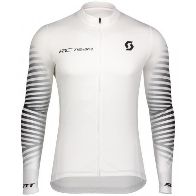 Fahrradbekleidung Radsport 2020 SCOTT RC TEAM 10 Trikot LangarmWeiß