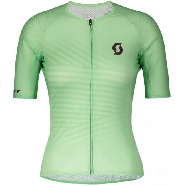 Fahrradbekleidung Radsport 2020 Damen SCOTT RC Premium Climber Trikot Kurzarm Outlet Grün