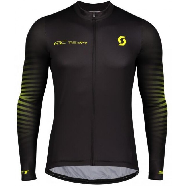 Fahrradbekleidung Radsport 2020 SCOTT RC TEAM 10 Trikot Langarmschwarz