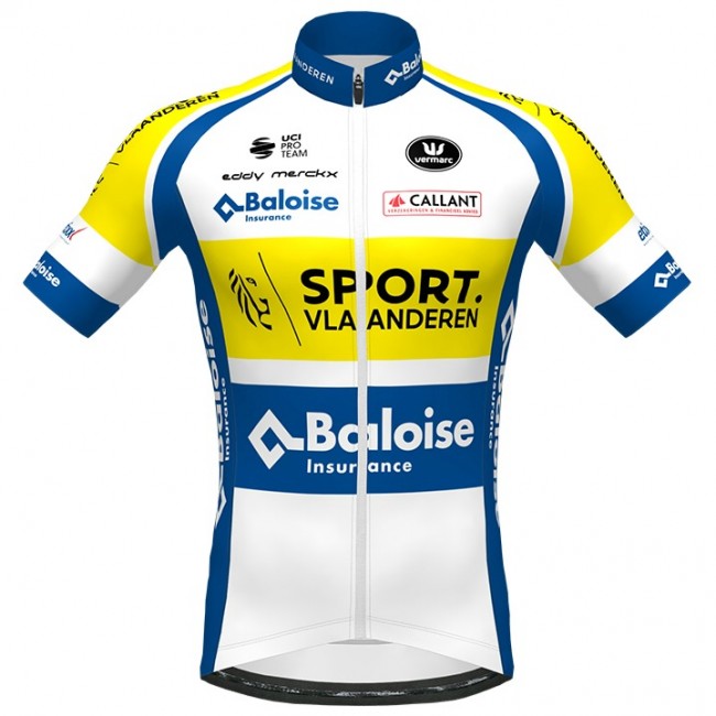 Fahrradbekleidung Radsport 2020 Sport Vlaanderen-Baloise Vermarc Trikot Kurzarm Outlet