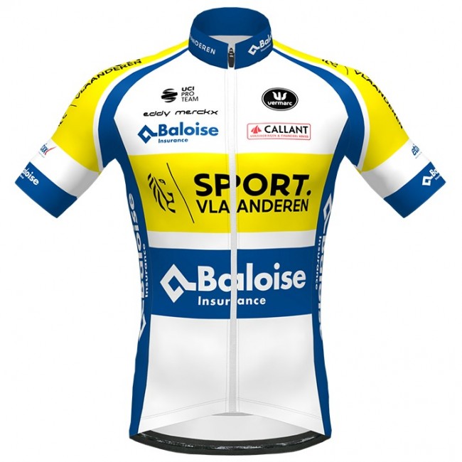 Fahrradbekleidung Radsport 2020 Sport Vlaanderen-Baloise Vermarc Trikot Kurzarm Outlet