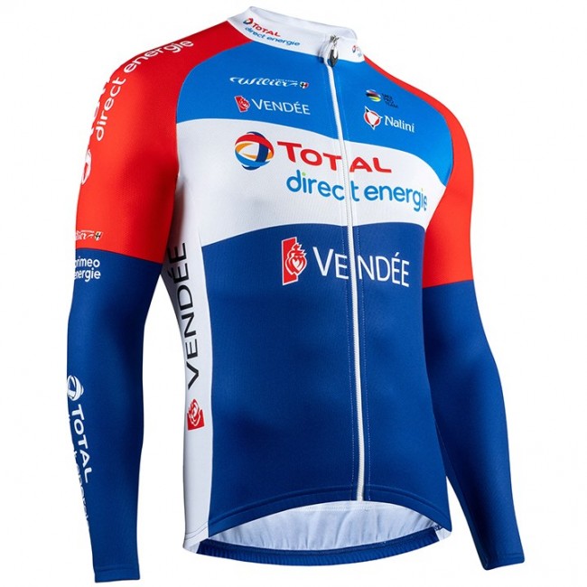 Fahrradbekleidung Radsport 2020 Team Total Direct Energie Trikot Kurzarm