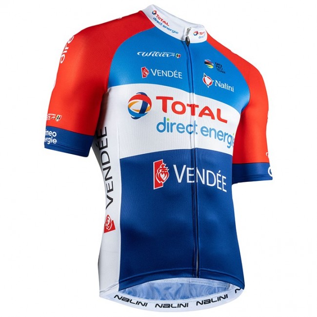 Fahrradbekleidung Radsport 2020 Team Total Direct Energie Trikot Kurzarm Outlet