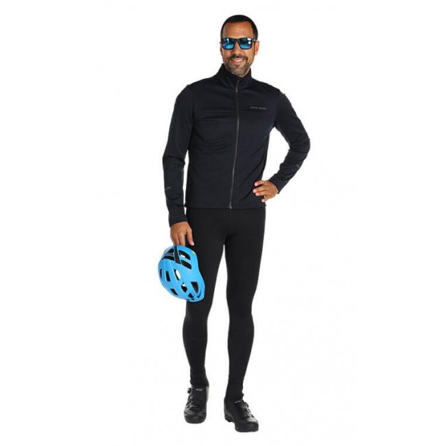 Fahrradbekleidung Radsport 2020 PEARL IZUMI Quest AmFib Set Radbekleidung Trikot Langarm+ Trägerhosen Schwarz JGPDU