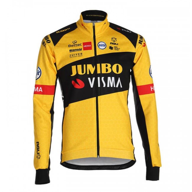 Fahrradbekleidung Radsport 2020 TEAM JUMBO VISMA Trikot Langarm YZXEZ