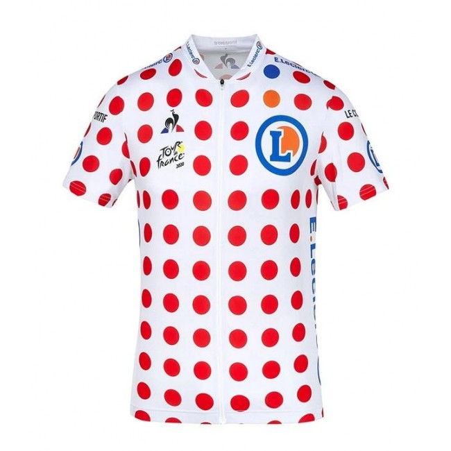 Fahrradbekleidung Radsport 2020 Tour de France Polka Dot Trikot Kurzarm Outlet FWV0I