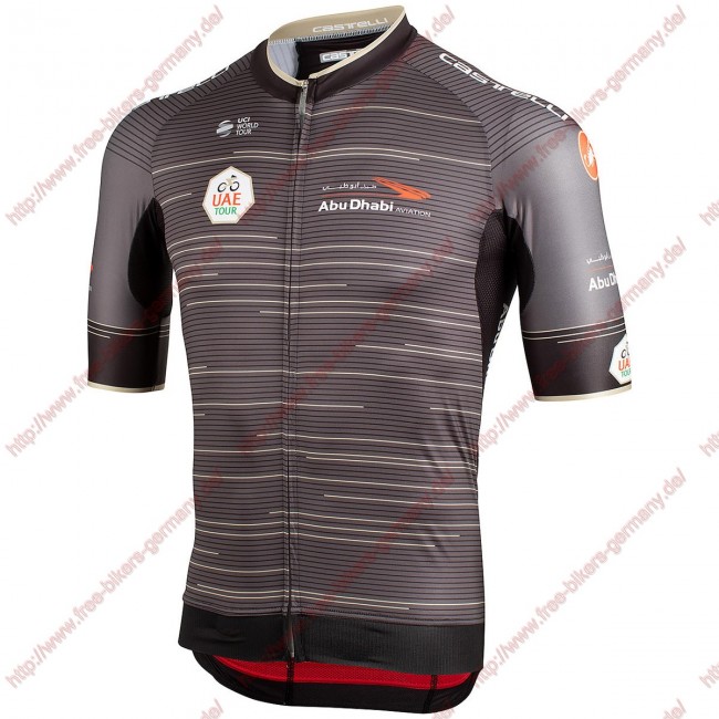 Profiteams UAE Tour 2019 Black Trikot Kurzarm Outlet