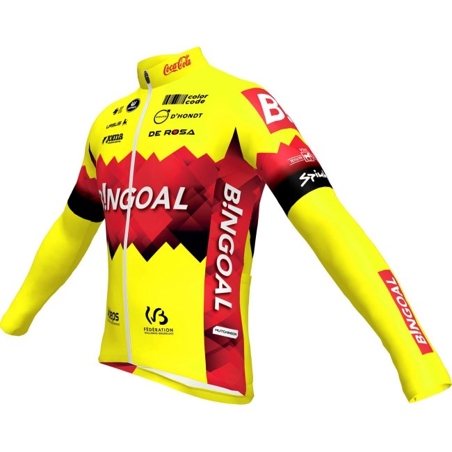 Bingoal WB 2023 Radtrikot langarm-Radsport-Profi-Team