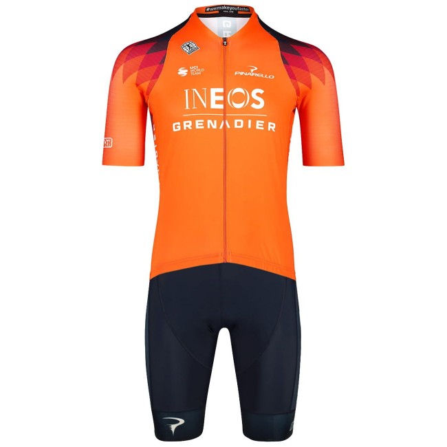 INEOS GRENADIERS 2023 training edition Set(ICON Radtrikot+ICON Trägerhose)-Radsport-Profi-Team