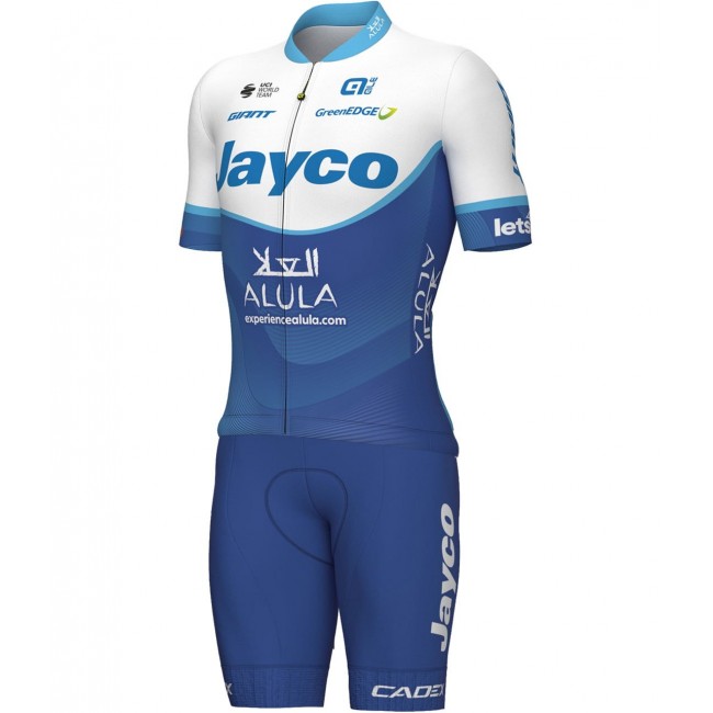 Team Jayco AlUla 2023 Set(Kurzarmtrikot+Trägerhose)-ALE Radsport-Profi-Team