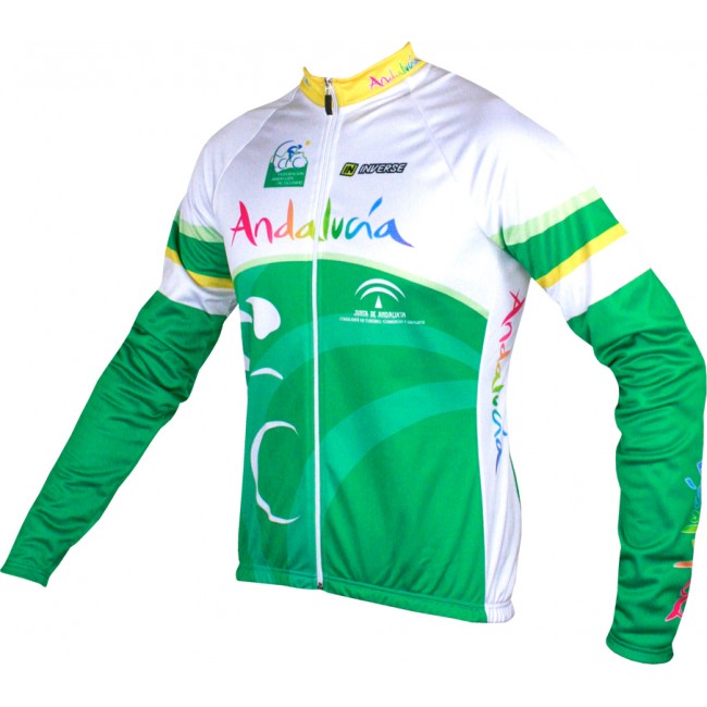 2015 Andalucia Fahrradtrikot Langarm WVJV724