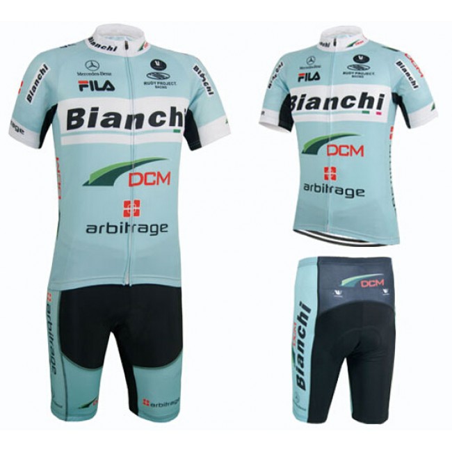2015 Bianchi DCM Radbekleidung Radtrikot Kurzarm und Fahrradhosen Kurz NNRB603