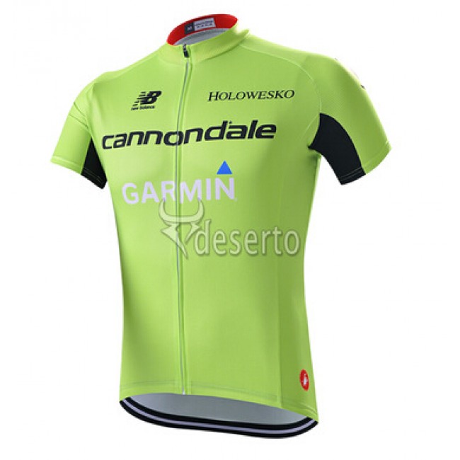 2015 Garmin Cannondale Radtrikot Kurzarm Grün HKDB312