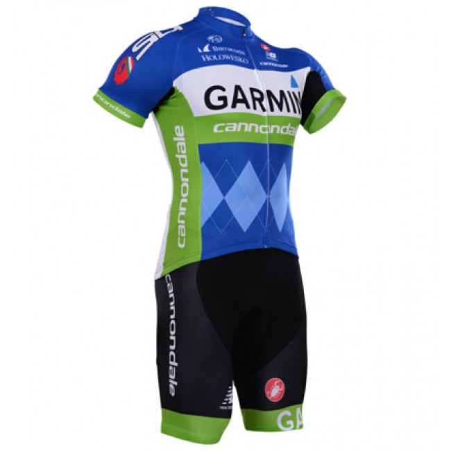 2015 Garmin Cannondale Radbekleidung Radtrikot Kurzarm und Fahrradhosen Kurz 002 NSMB116