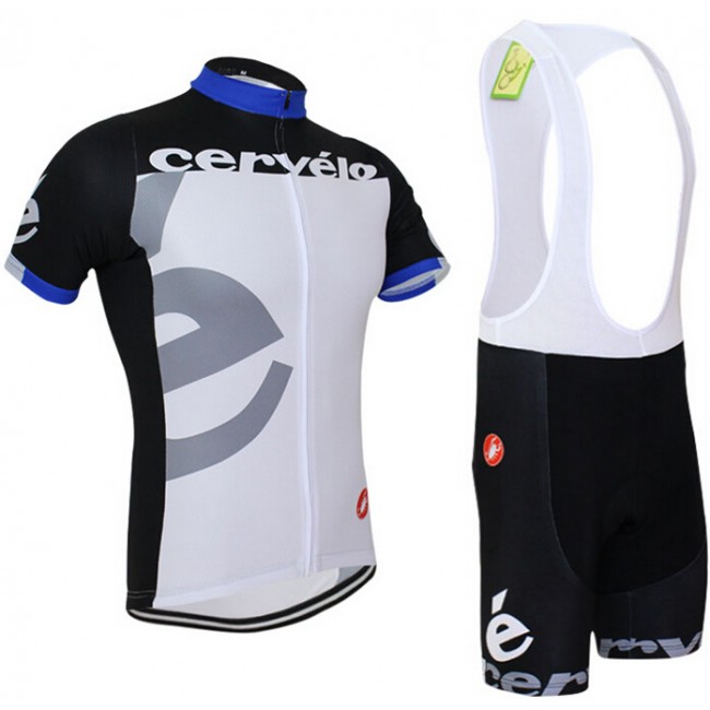 2015 Cervelo Fahrradbekleidung Satz Fahrradtrikot Kurzarm Trikot und Kurz Trägerhose QONQ926