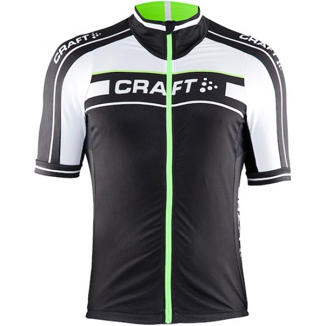 2015 Craft Bike Grand Tour Schwarz-Weiß-Grün Radtrikot Kurzarm PCFG600