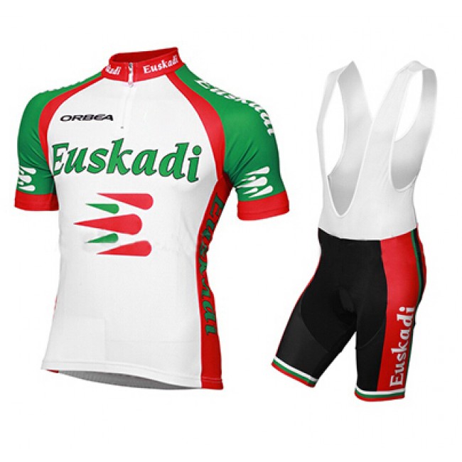 2015 Orbea Euskadi Fahrradbekleidung Satz Fahrradtrikot Kurzarm Trikot und Kurz Trägerhose RETO801
