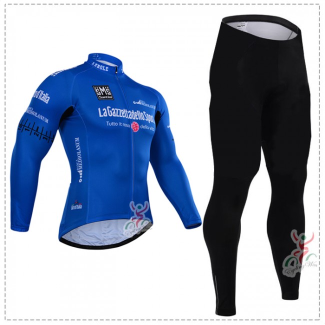 2015 Giro d'Italia Fahrradbekleidung Radtrikot Satz Langarm und Lange Fahrradhose MPET496