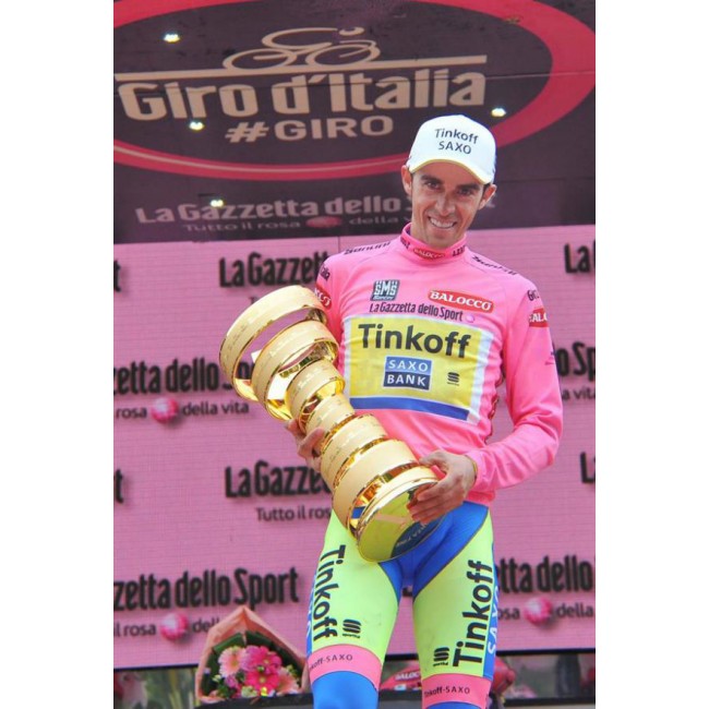 2015 Giro d'Italia Saxo bank tinkoff Fahrradbekleidung Radtrikot Satz Langarm und Lange Trägerhose ZMZG955