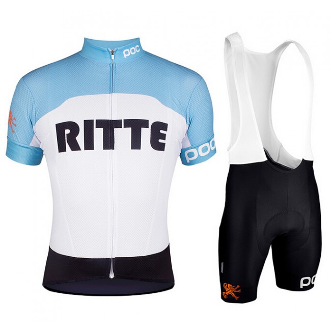 POC 2015 RITTE Fahrradbekleidung Satz Fahrradtrikot Kurzarm Trikot und Kurz Trägerhose P007 NWES455