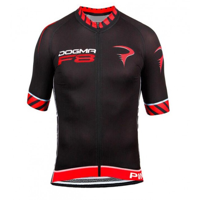 2015 Pinarello F8 Rote Radtrikot Kurzarm JMQG980