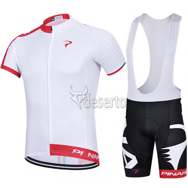 2015 Pinarello Fahrradbekleidung Satz Fahrradtrikot Kurzarm Trikot und Kurz Trägerhose NBIR195