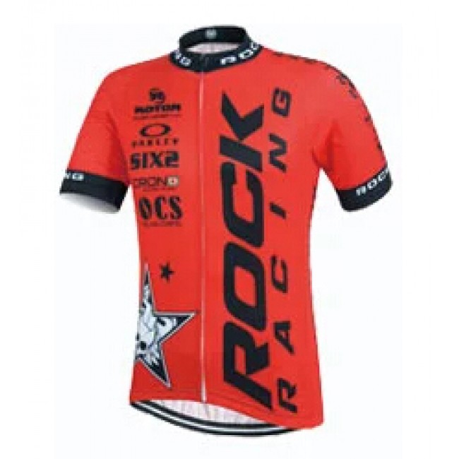 2015 Rock Racing Rot Radtrikot Kurzarm UNCX995