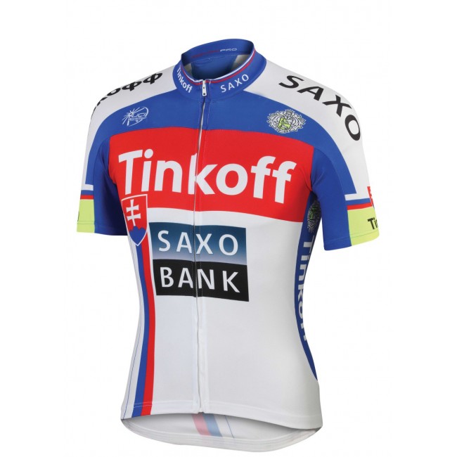 2015 Saxo bank Tionkff Radtrikot Kurzarm Blau MZTR331