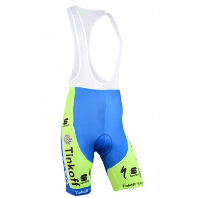 2015 Saxo Bank Tinkoff Kurz Trägerhose Fluorescence YWTE640