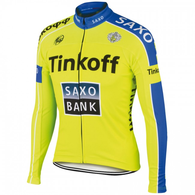 2015 Saxo Bank Tinkoff Fahrradtrikot Langarm YGMJ159